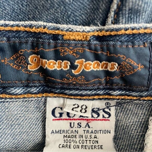 Vintage Late 1980s Guess Straight Leg Jeans - Picture 7 of 9